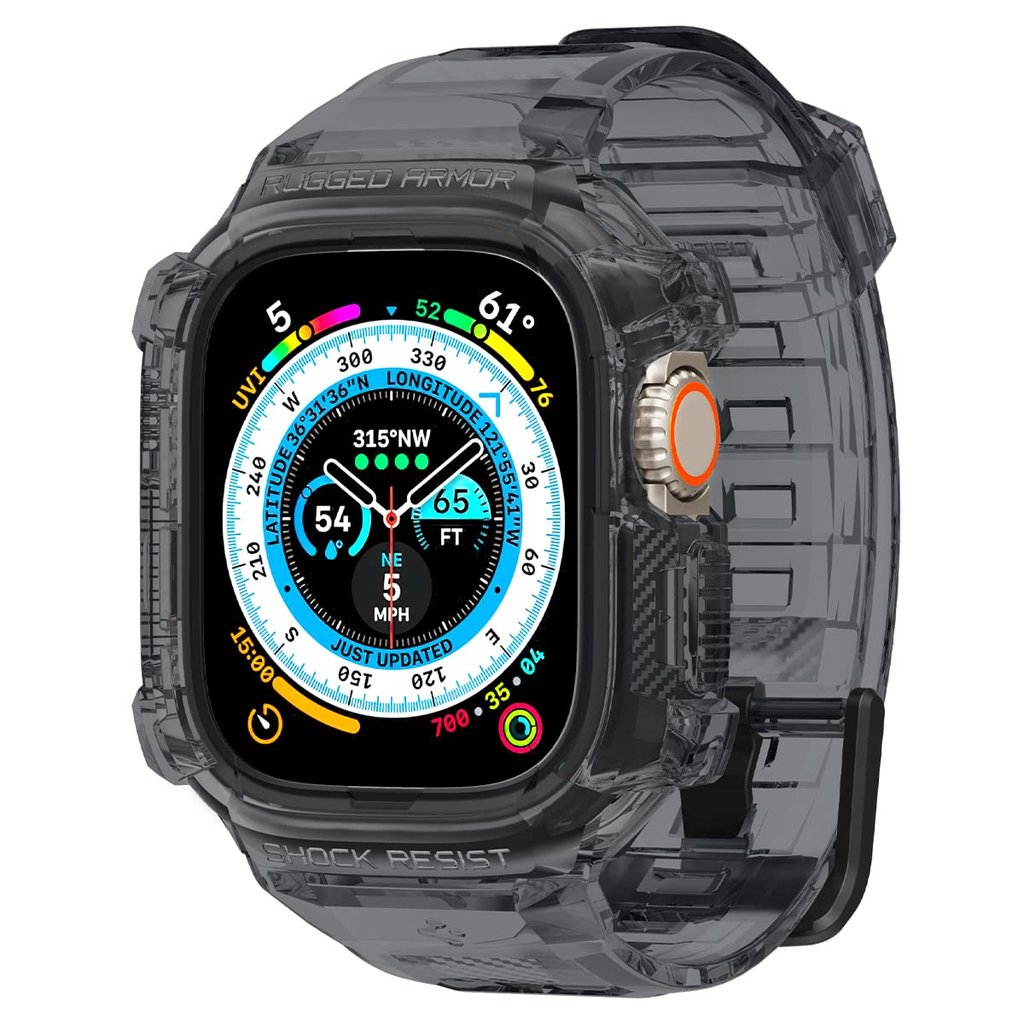 Spigen Apple Watch Ultra (49mm) Rugged Armor Pro Space Crystal