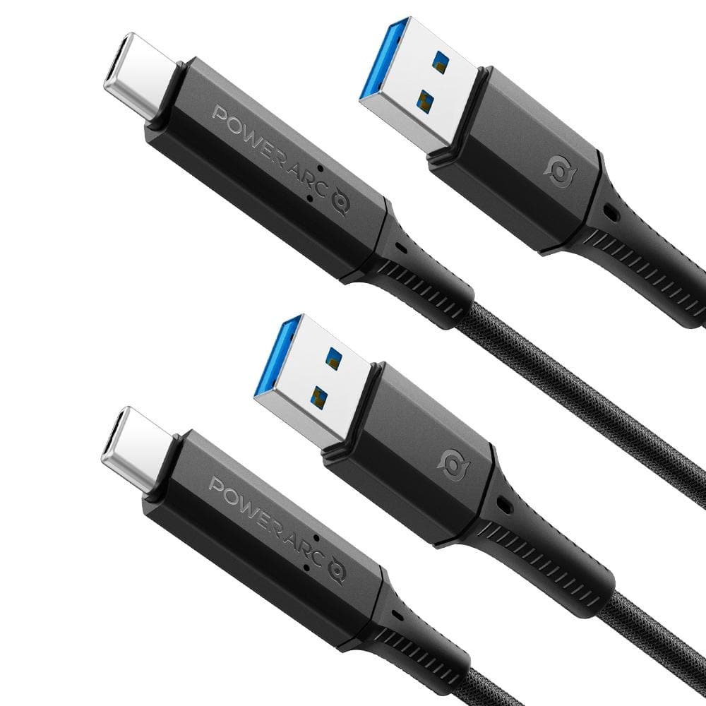 Spigen ArcWire™ USB-C to USB-A Cable (2 Pack) 1.2 Meters