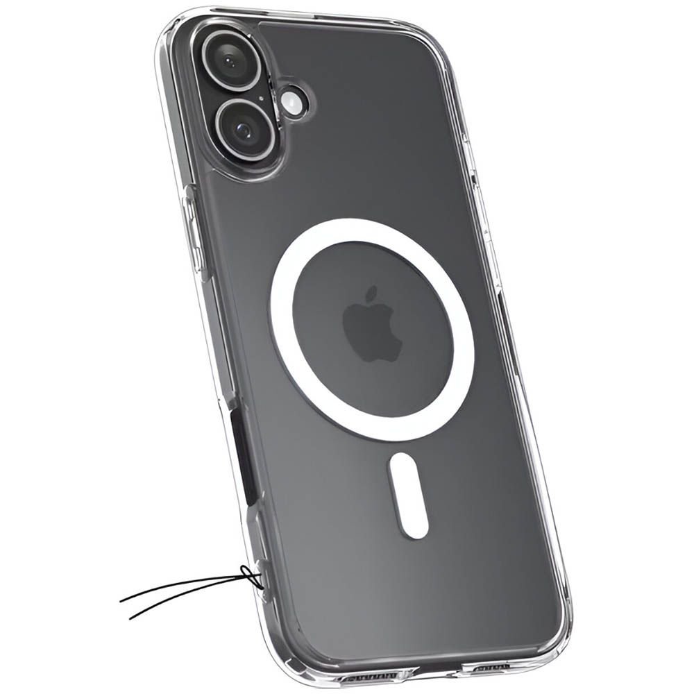 Spigen Case for iPhone 16 6.1" (2024) Crystal Hybrid Mag Fit White