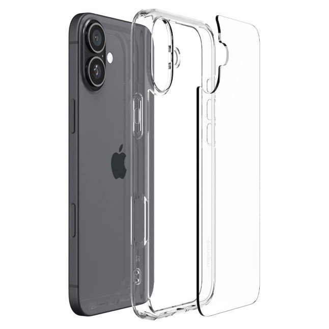 Spigen Case for iPhone 16 Plus 6.7" (2024) Crystal Hybrid Crystal Clear