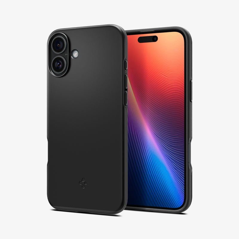 Spigen Case for iPhone 16 Plus 6.7" (2024) Thin Fit Mag Fit Black