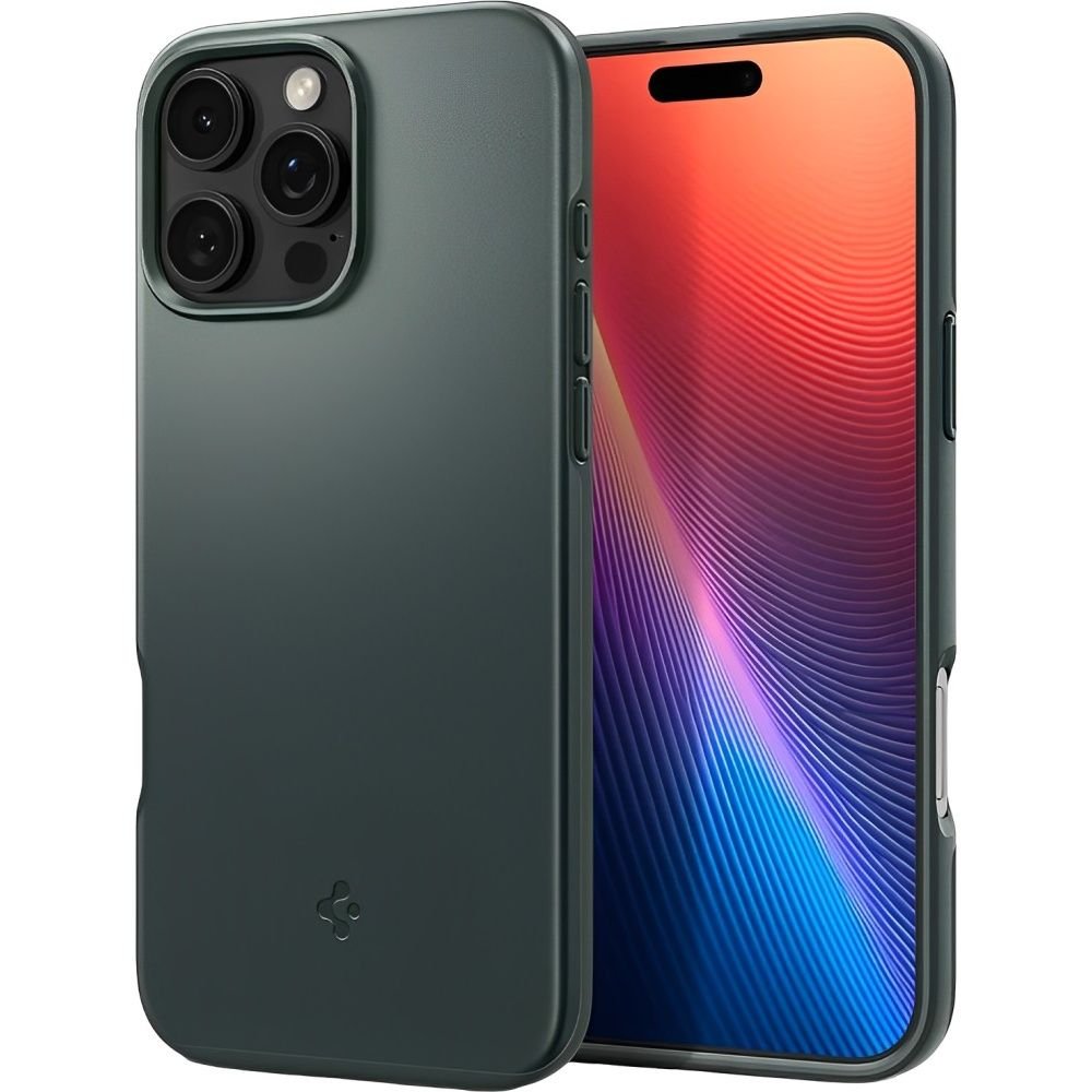 Spigen Case for iPhone 16 Pro Max 6.9" (2024) Thin Fit Mag Fit Abyss Green
