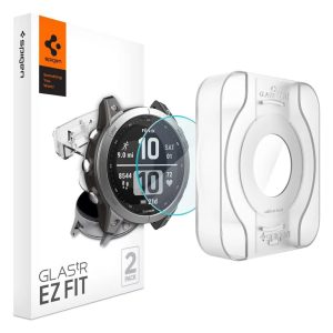 Spigen Garmin Fēnix 7 Screen Protector EZ FIT GLAS.tR(2P) Transparent