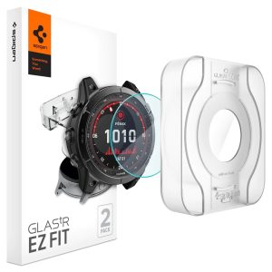 Spigen Garmin Fēnix 7X Screen Protector EZ FIT GLAS.tR(2P) Transparent