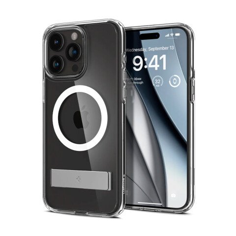 Spigen Iphone 15 Pro Case Slim Armor Essential S MagFit Crystal Clear