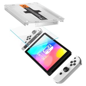 Spigen Nintendo Switch OLED Screen Protector EZ FIT GLAS.tR Transparent