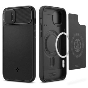 Spigen Optik Armor Mag iPhone 14 Pro Max Black