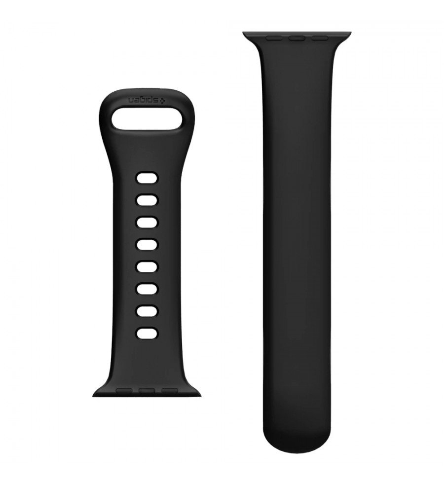 Spigen Watch Band Silicone Fit Black for Apple Watch All Series (44mm/42mm)