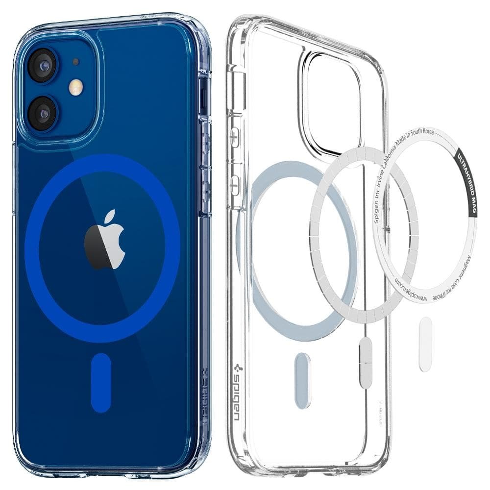 Spigen case Crystal Hybrid Mag Blue for iPhone 12 Pro/12