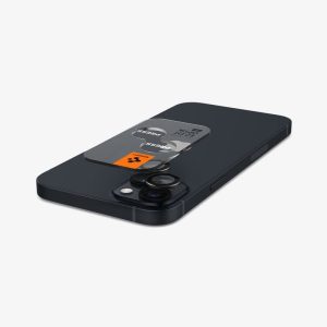 Spigen iPhone 14 / 14 Plus 15/15 Plus Optik Pro Lens Protector Black