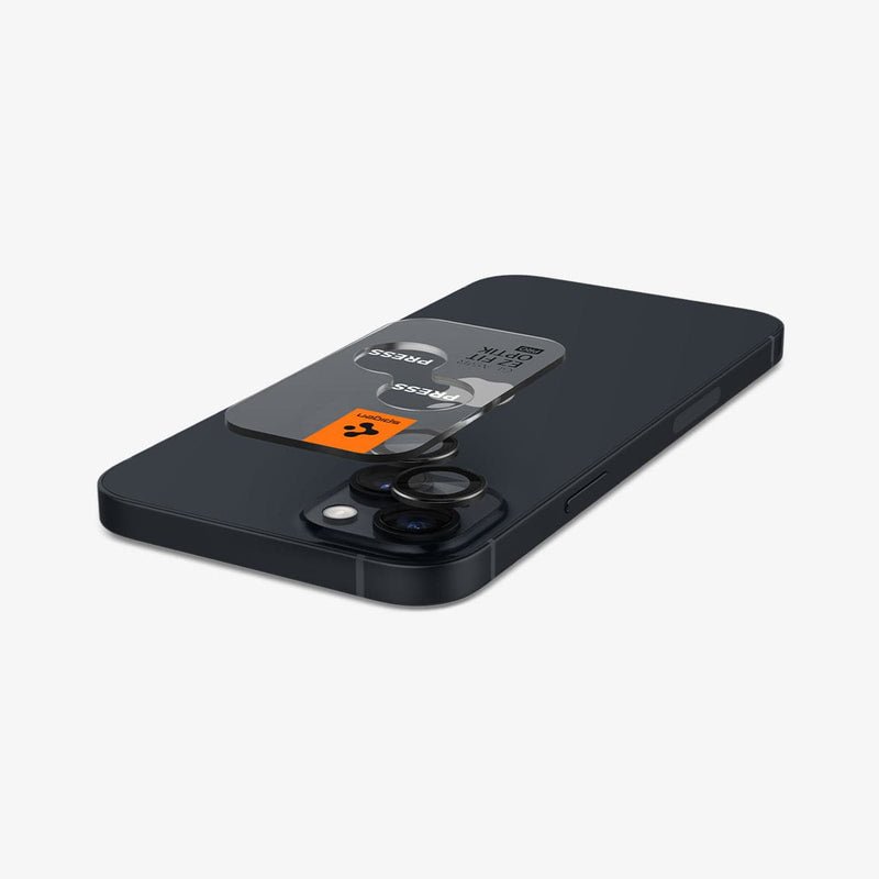 Spigen iPhone 14 / 14 Plus 15/15 Plus Optik Pro Lens Protector Black