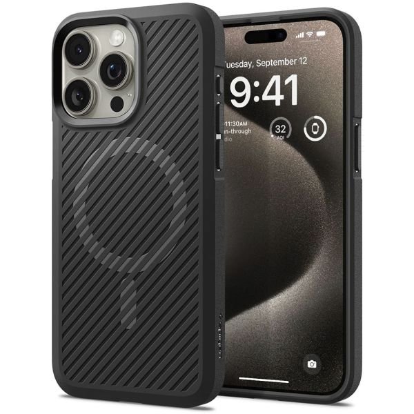Spigen iPhone 15 Pro Max Case Core Armor (MagFit) Matte Black