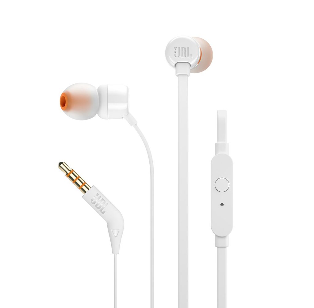 JBL T110 In Ear headphone White