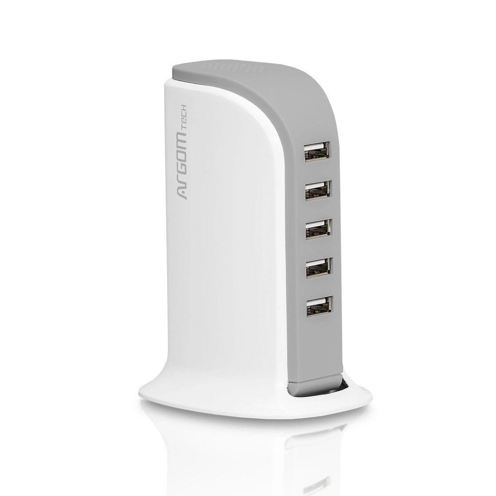 Argom Charging Station 5-USB Ports 6A 110/220V
