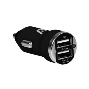 Argom Dual USB Car Charger 2.1A -Black