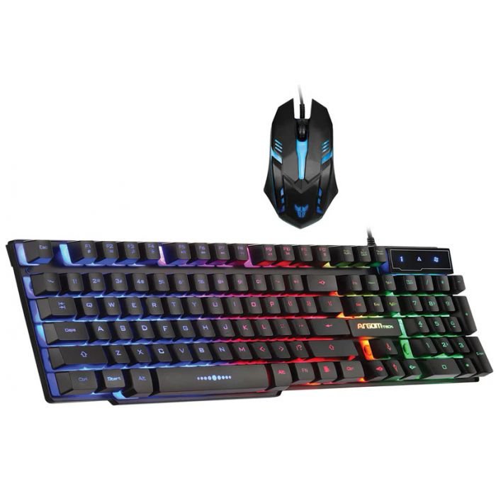Argom Gaming COMBO Keyboard and Mouse Combat USB English - Black