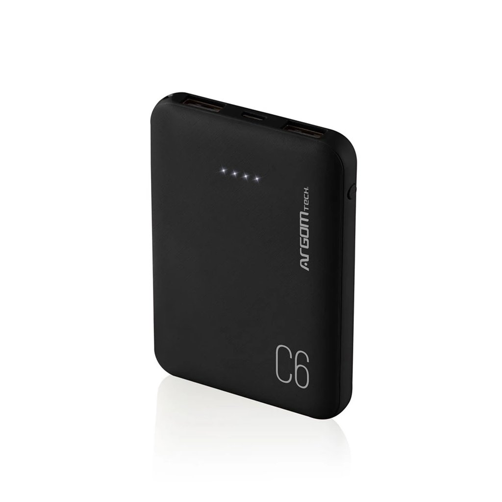 Argom POWER BANK C6 6000MAH BLACK