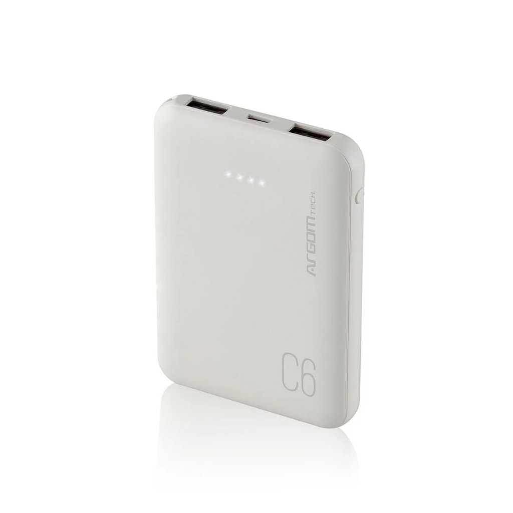 Argom POWER BANK C6 6000MAH WHITE