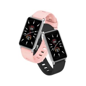 Argom SKEIWATCH B20 - Silver Aluminum Case Black & Pink