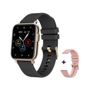 Argom SKEIWATCH S50 - Rose Gold Aluminum Case Black & Pink