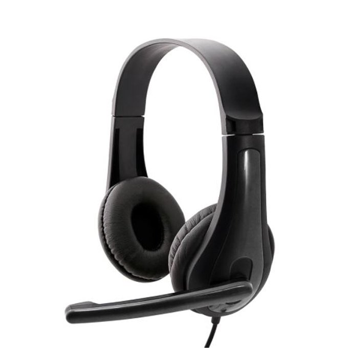 Argom Stereo Headset Metro 78 with Microphone and Volume Control USB Connector