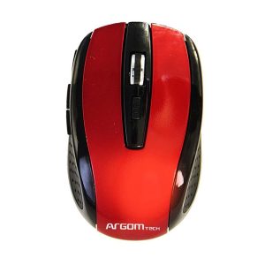 Argom Wireless Optical Mouse 2.4GHz 800/1600 dpi Red