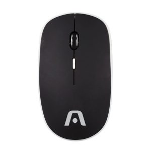 Argom Wireless Optical Mouse Rubber SLIM 2.4GHz 800/1600 dpi Black