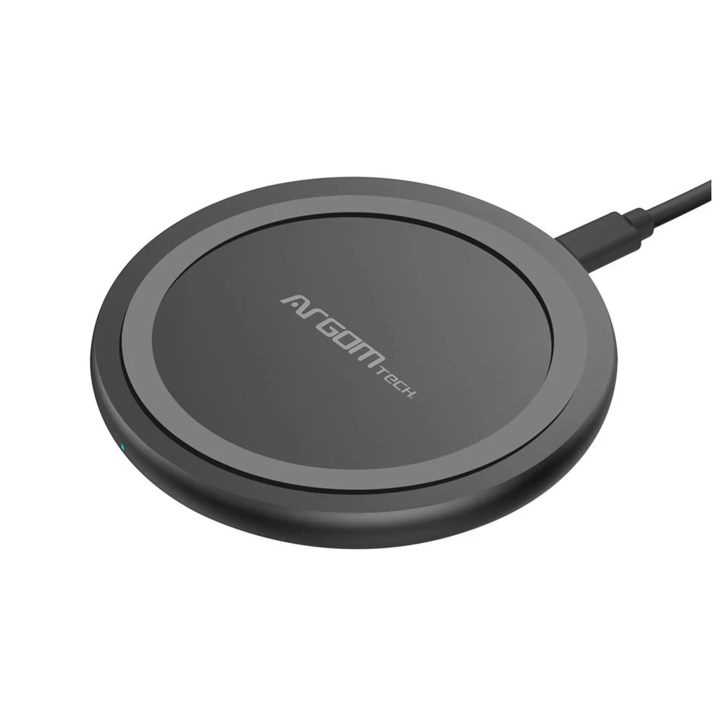 DISCONTINUADO Argom SURFACE P1 Wireless Fast Charger /10W QI CERTIFIED ''CHARGES ALL QI ENABLED DE