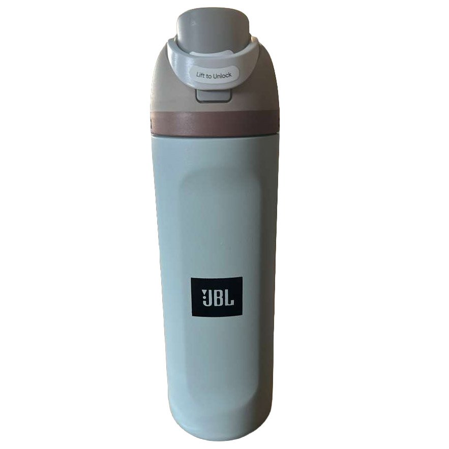 Owala 24 oz Freesip Stainless Insulated BROWN / BLUE Bottle with Handle - BLACK JBL Logo